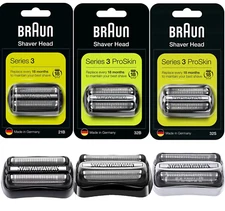 21B/32B/32S Foil Replacement Head Compatible with Braun Series 3 Electric Shaver