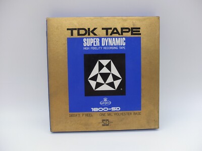 TDK 1800 SD Spule Kunststoff Tonband TOP !!! Reinschauen !!