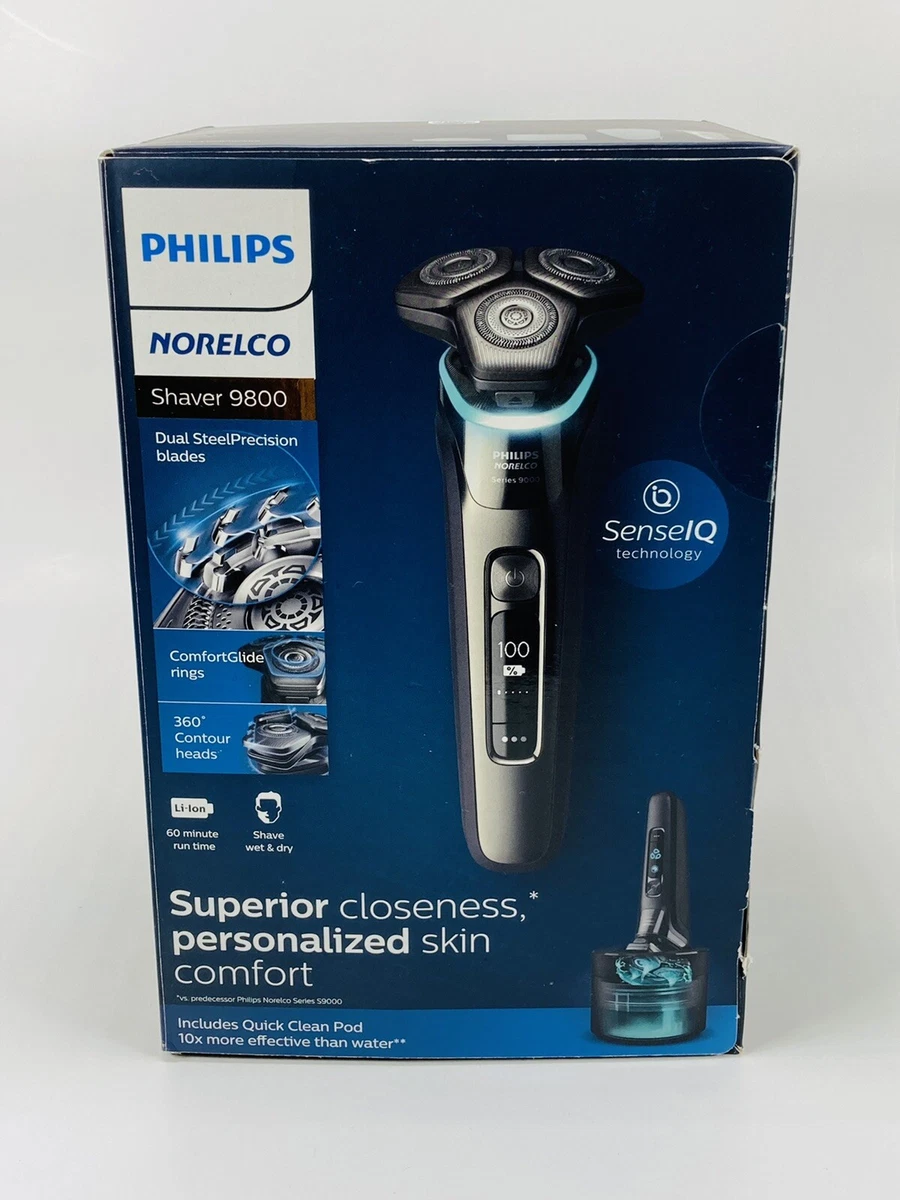 Philips Norelco 7100 Cordless Rechargeable Electric Shaver 9800 Accessories