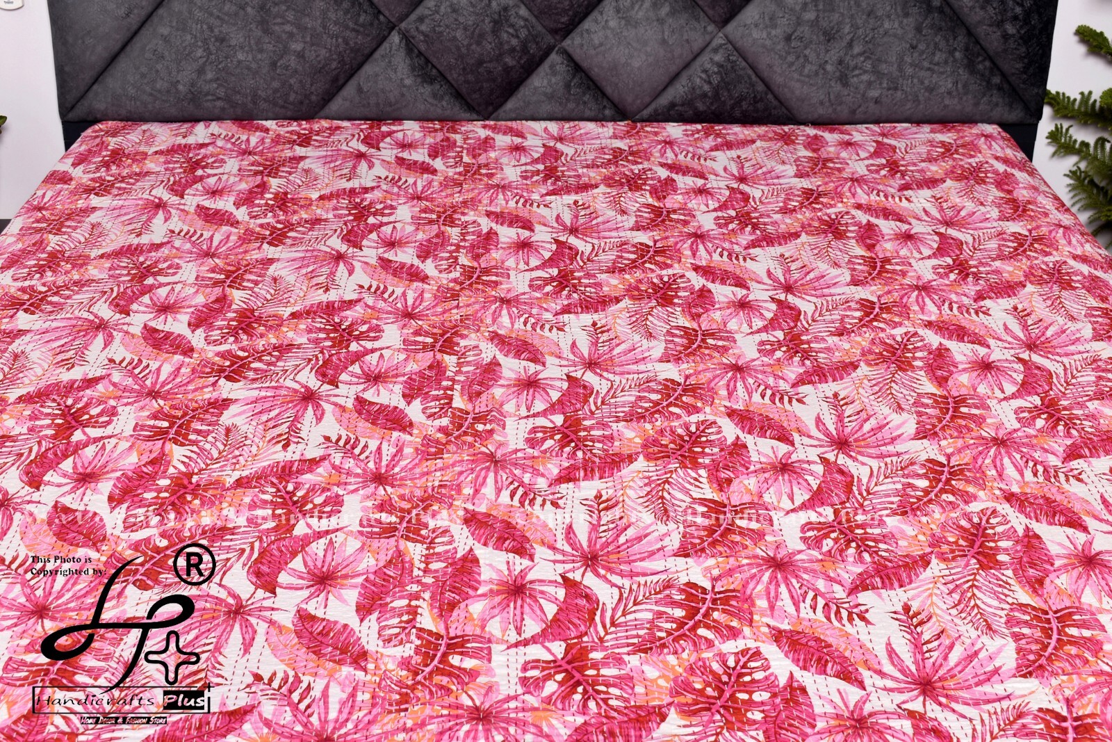 Traditional Gudari Bedding Blanket King Size Bedspread Handmade Ralli