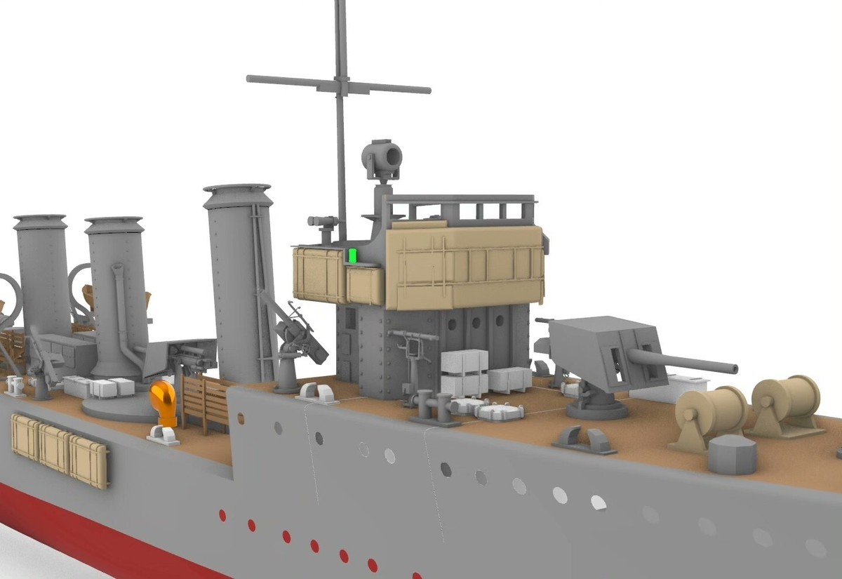 1/72 WWI HMS Admiralty M class destroyer 3D Printed RC kits | eBay