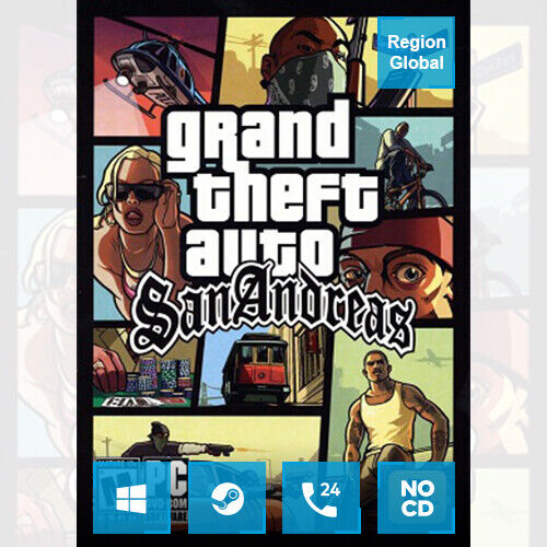 Grand Theft Auto: San Andreas (PC) CD key for Steam - price from $21.01