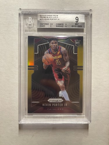 Kevin Porter Jr. [Black Gold Prizm] #274 2019 Panini Prizm card
