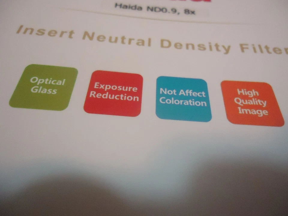 HAIDA INSERT ND FILTER 84X95mm .OPTICAL GLASS - Image 2 of 4