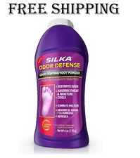 Odor Fighting Foot Powder & Shoe Deodorizer with Corn Starch Powder, Talc & Cool