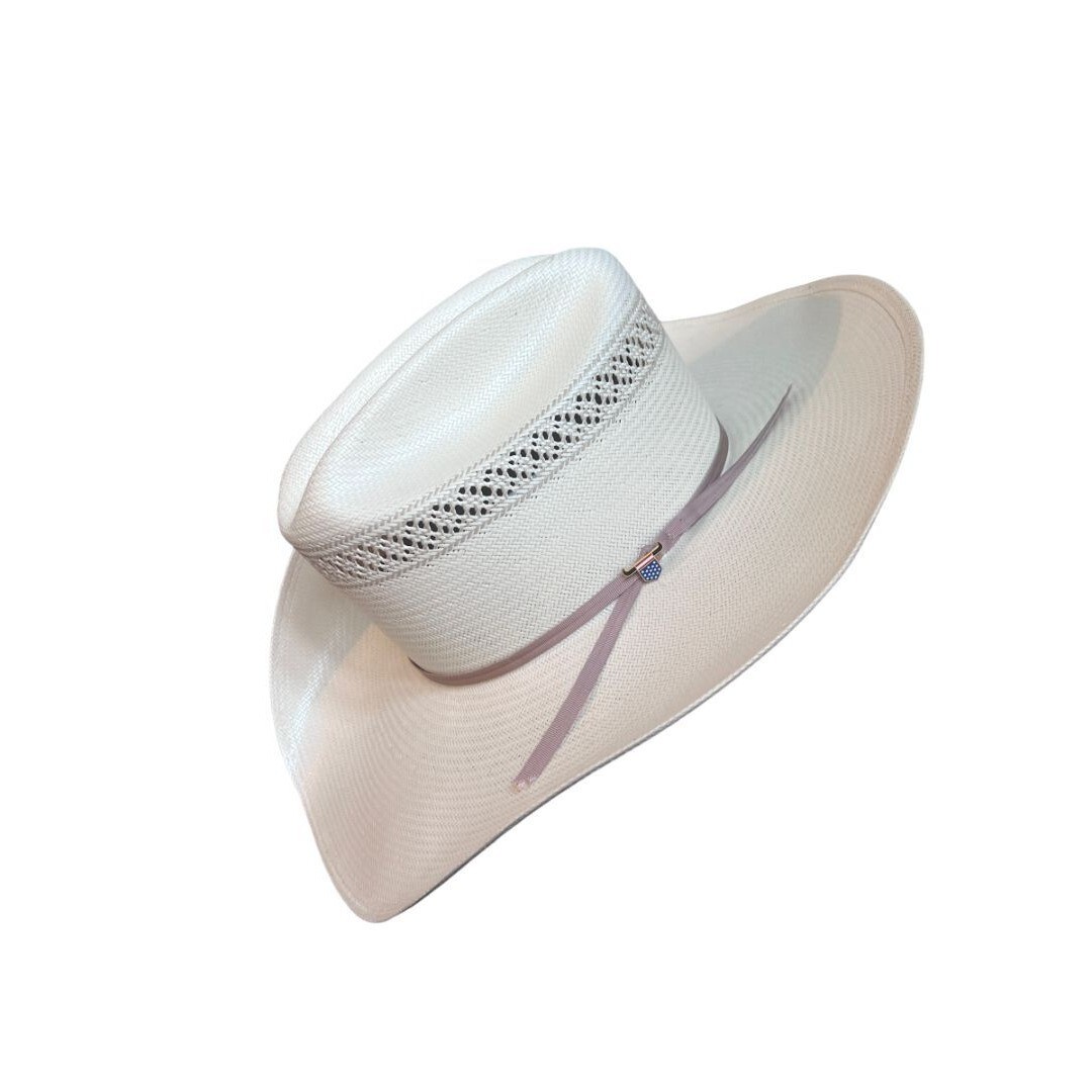 Resistol USTRC Straw Cowboy Hat Wildfire Mens 7 1/2 N… Gem