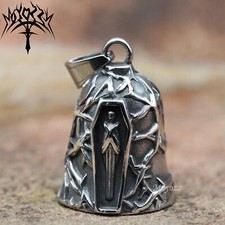 Gótico Motociclista Suerte Gremlin Paseo Campana Buena Suerte Llavero Accesorios Motocicleta