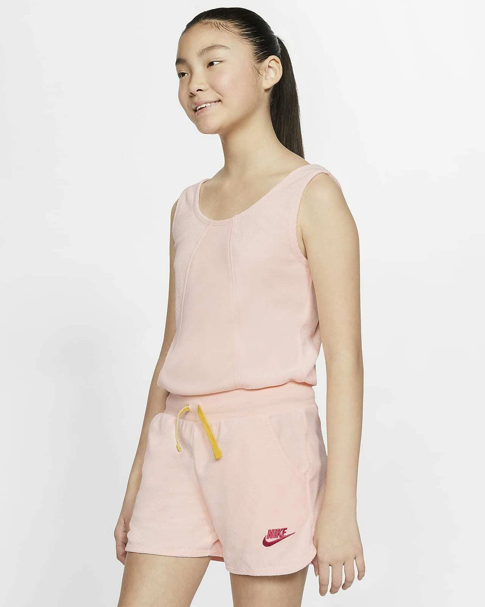 Nike french terry romper cheap