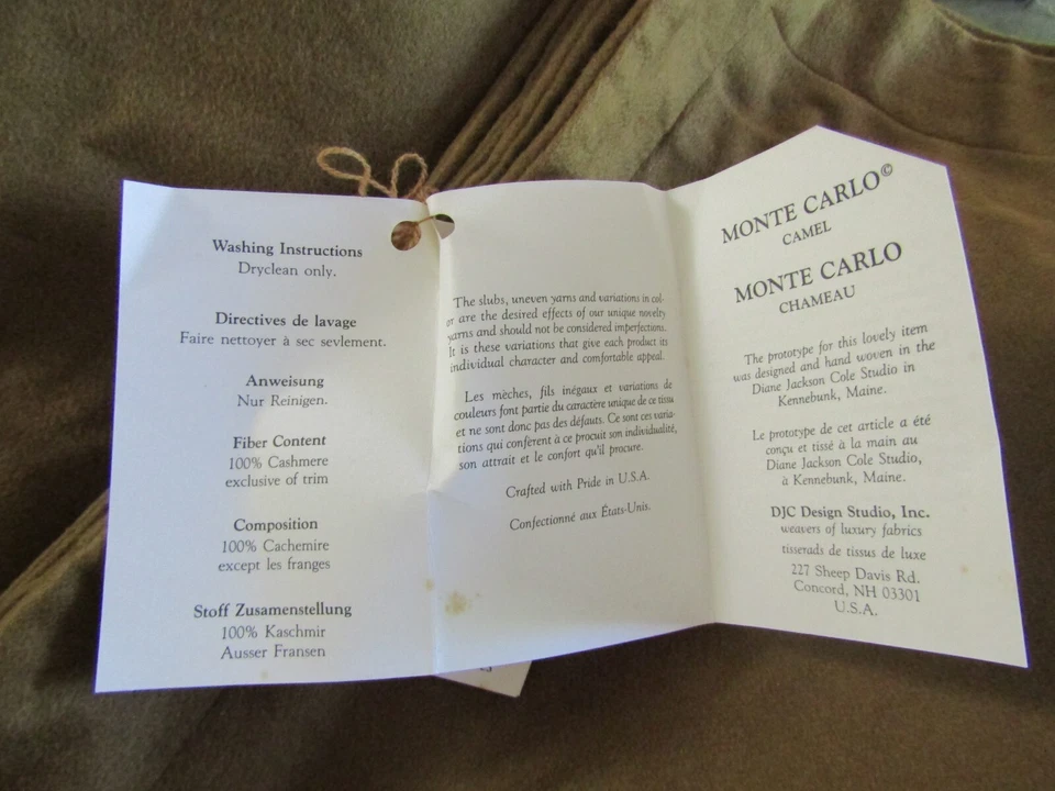 Новый с Ярлыками Diane Jackson Cole 100% кашемир Euro Shams - Изображение 3 из 3