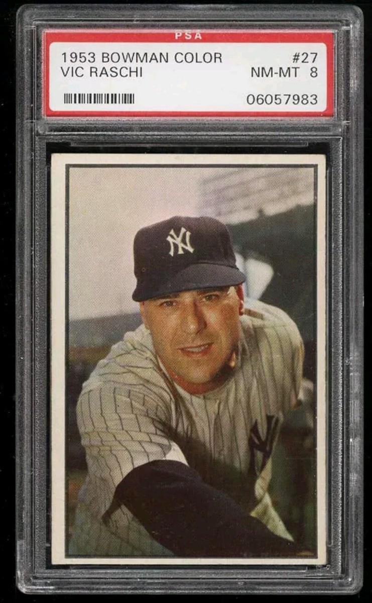 1953 Bowman Color - Vic Raschi #27 for sale online | eBay