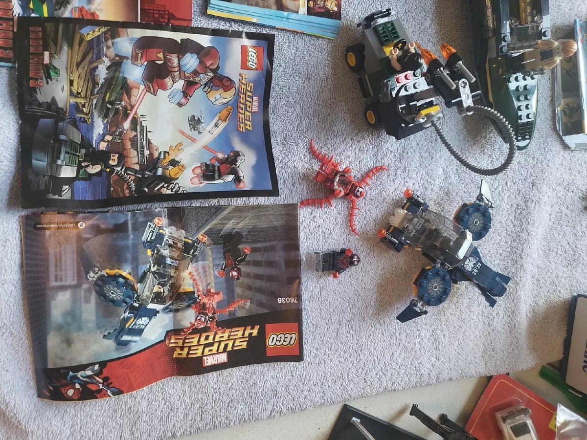 Lego Marvel Super Heros Lot Of 3 #76036 ,Iron Man 3 #76008,#76006 READ  DISCRIPTI