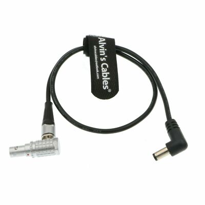 DC Right Angle to 2 Pin Cable for Teradek Bolt Transmitter Tilta Battery Plate