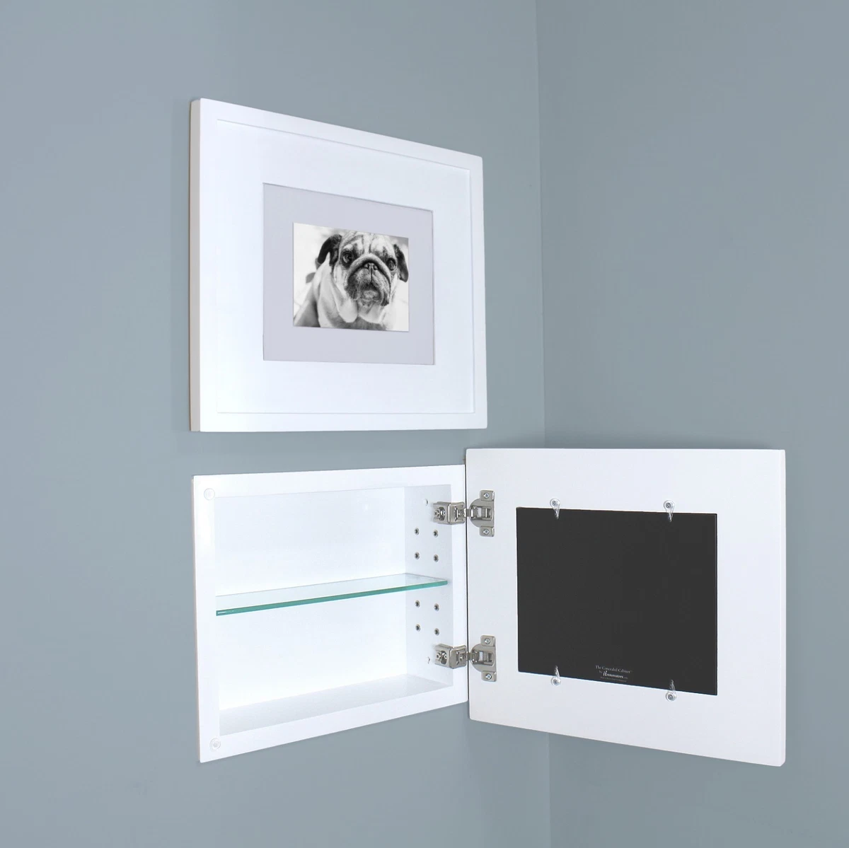 Recessed bathroom cabinet without mirror deals