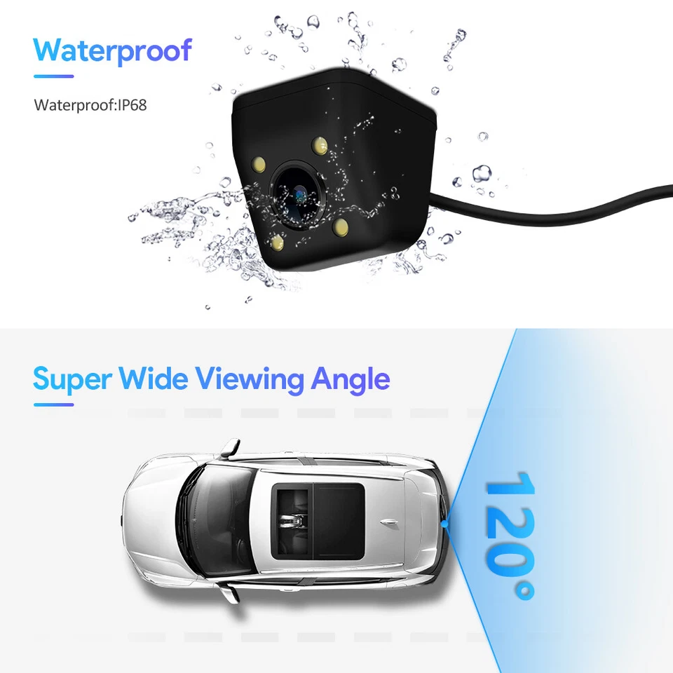 XTRONS AHD 720P Wired Car Reversing Parking Backup Camera 120° Wide Angle CMOS - Image 2 of 4