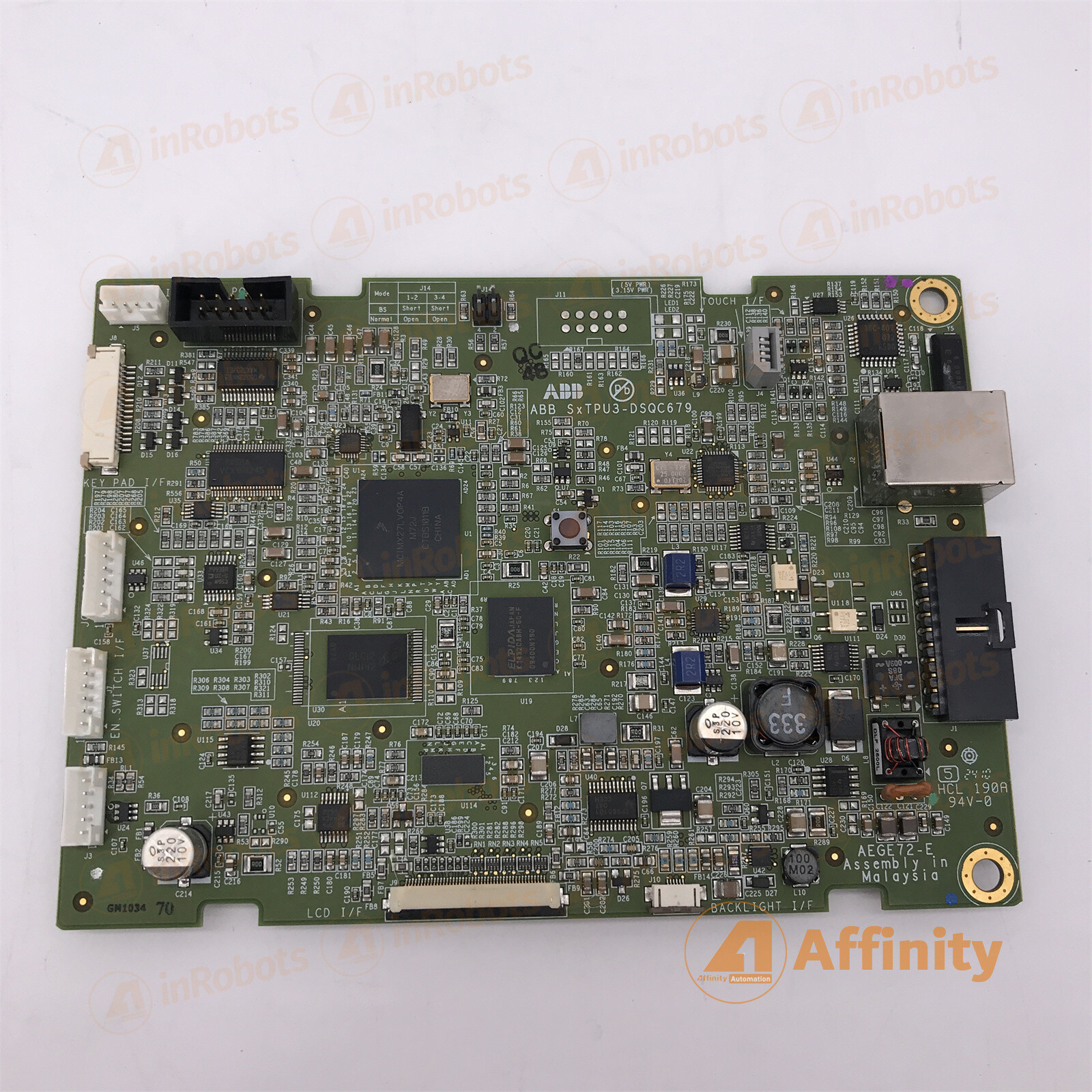 DSQC679 3HAC033624-001 Circuit Board for Teach Pendant Expedited Delivery