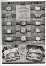 1941 PAPER AD Watham Bennett Elgin Wrist Watch