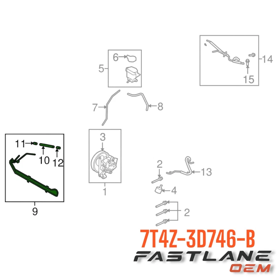 Ford Edge/Lincoln MKX 2007-2010 enfriador de aceite nuevo OEM 7T4Z-3D746-B Foto 3 de 4