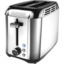 BLACK DECKER TR3500SD Rapid Toast 2-Slice Toaster, Stainless Steel