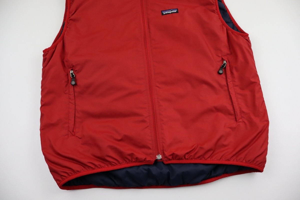 Vintage Patagonia Puffball Vest Mens Large Red Insulated Puffer