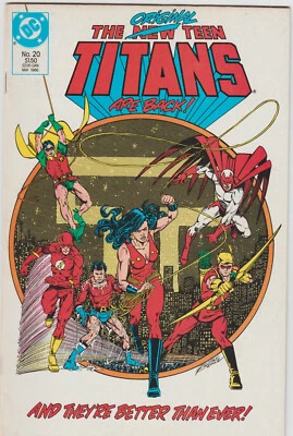New Teen Titans (vol.2) #20 (DC 5/86) Robin joins; original team returns - Photo 1/2