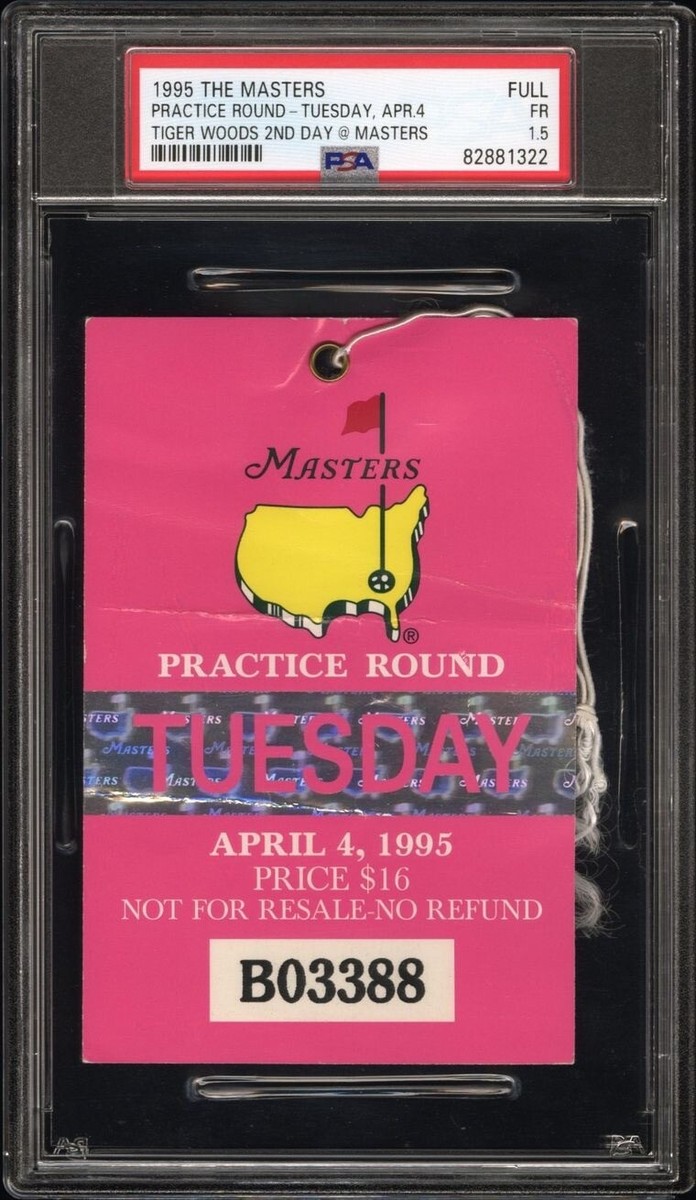 1995 TIGER WOODS THE MASTERS DEBUT PRACTICE ROUND 2ND DAY FULL