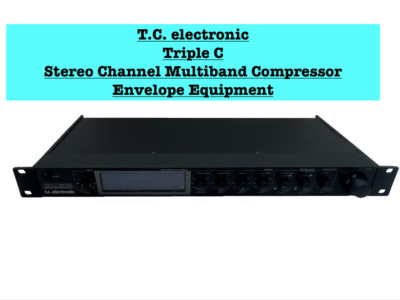 T.C. electronic Triple C Stereo Channel Multiband Compressor Envelope Equipment 