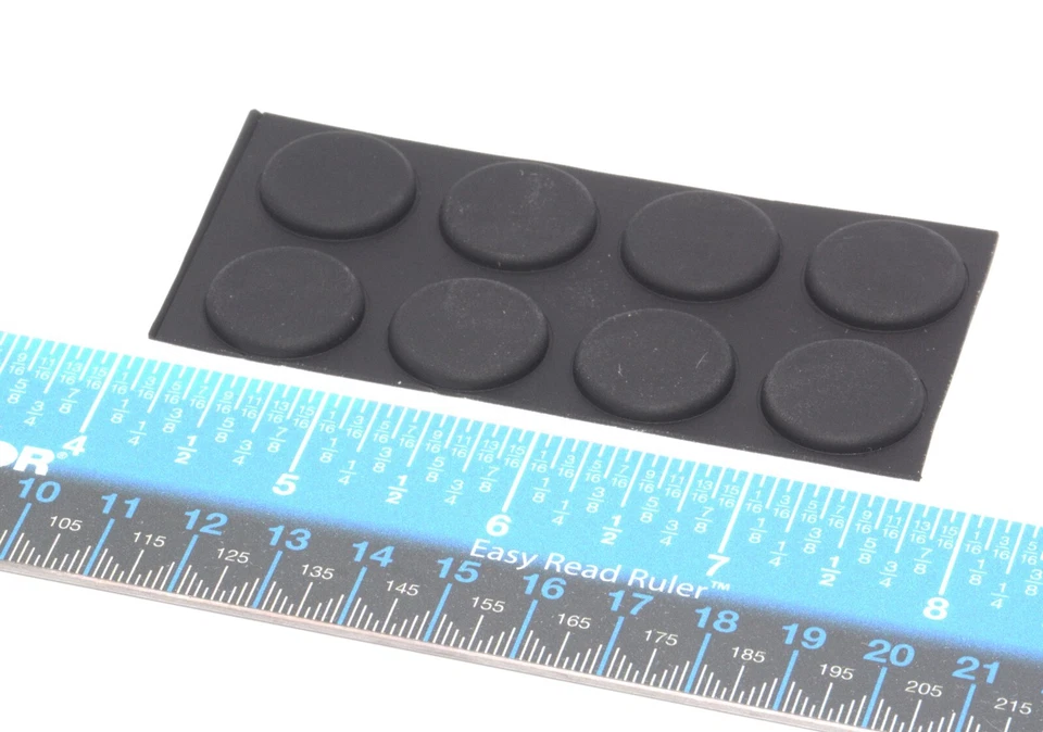 Rubber Feet for SNK Neo Geo AES Controllers  Adhesive Backing 8 Feet per Package - Image 3 of 4