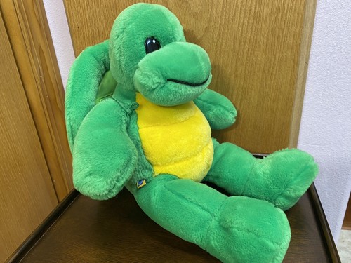 Build A Bear Turtle con Mochila Shell ~ Bolsillo Oculto ~ RARO ~ RETIRADO - Imagen 12 de 12