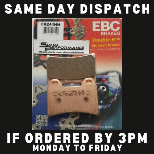 EBC Front Sintered Brake Pads FA244HH KTM SMC 625 2005 - 2006 - Image 44