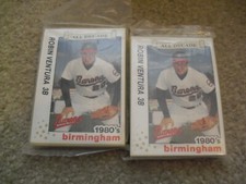 Lot of 2 1989 Best Birmingham All Decade Minor League Team Sets Ventura