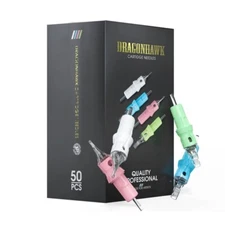 DragonhawkLabs Cartridges Needles – Box of 50 RL/RS/M/RM/RLT