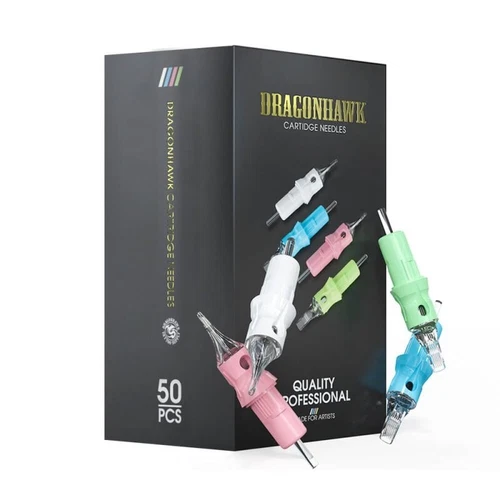 DragonhawkLabs Cartridges Needles – Box of 50 RL/RS/M/RM/RLT - product listing photo