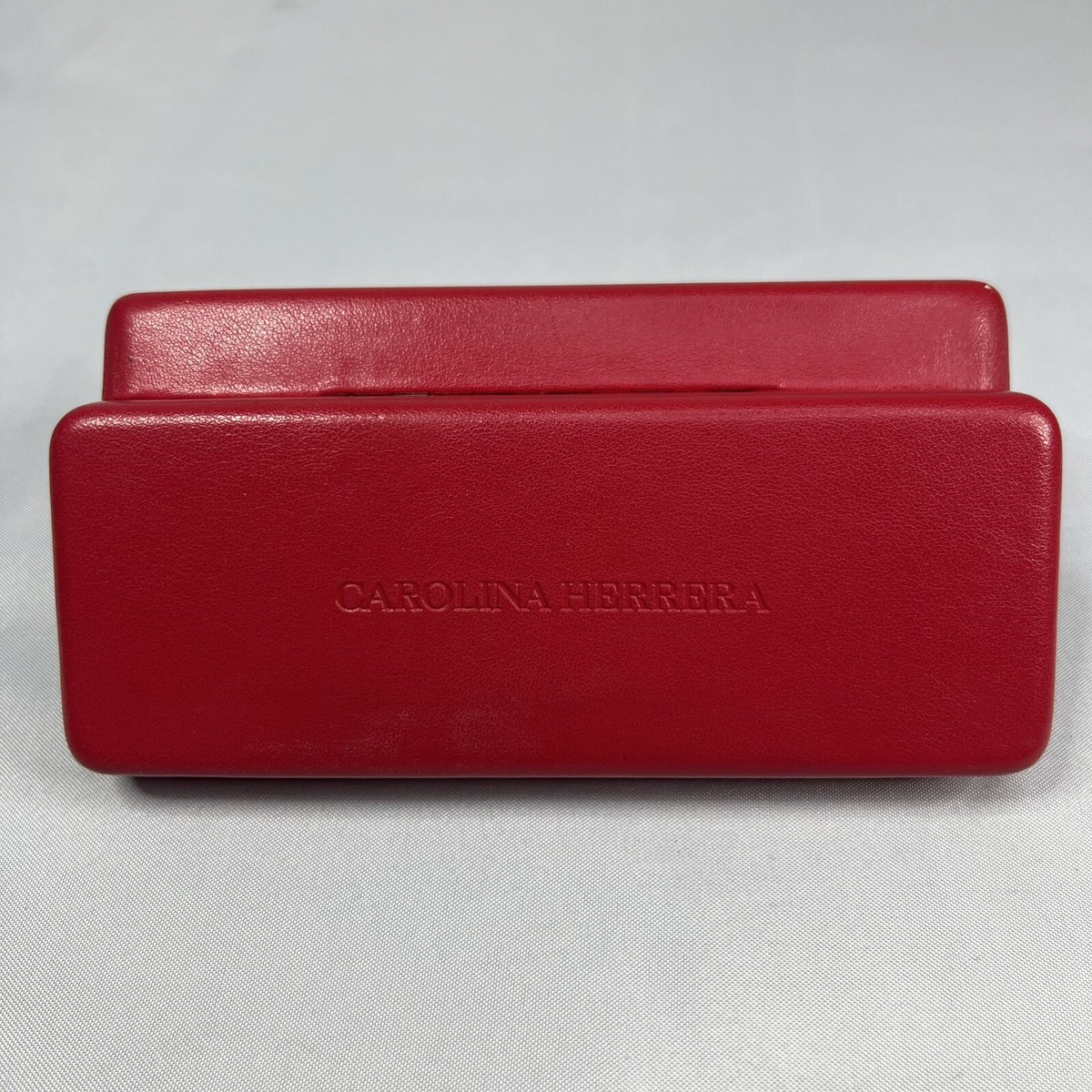 Carolina Herrera Glasses Red Hard Case Holder Black Velvet  display picture 1