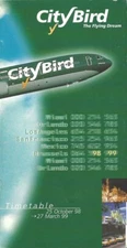 CityBird system timetable 10/25/98 [3071]