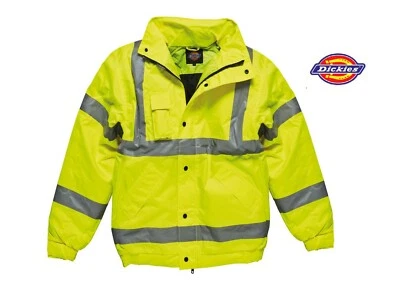 Dickies Hi-Vis Bomber Jacket (Hi viz bomber) - S,M,L,XL,XXL,XXL