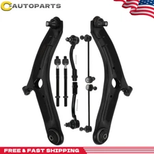 Front Lower Control Arm Tie Rod End Sway Bar Suspension For 2010 - 2013 Kia Soul