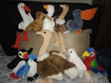 Ty Beanie Baby Lot Birds 10