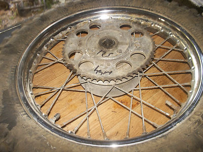 Harley 197? 125 sx rear rim/hub/sprocket I have more parts for this bike/others