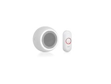 Byron Wireless Doorbell White 175m Personal Melody DBY23531UK - Ex Display Boxed