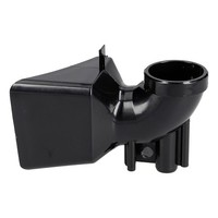 Unteres Staubsammelrohr (Schwarz) Kompatibel Mit Ecovacs 201-2453-0062 Roboter