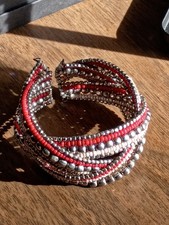 beaded cuff bracelet
