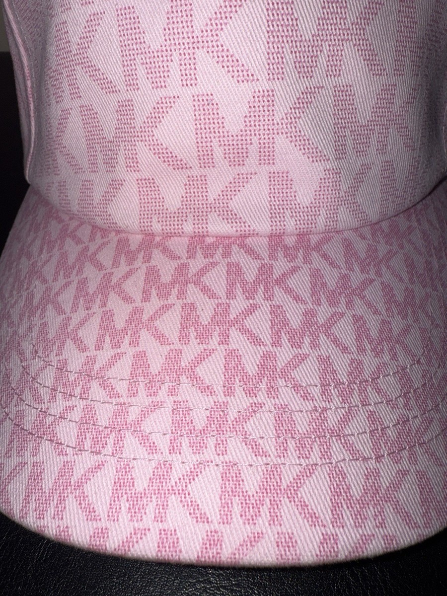 Michael Kors MK Logo Baby Pink Baseball Cap Womens Designer  display picture 1