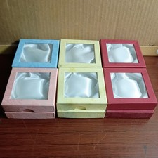 12pc Cardboard Bracelet Boxes Bracelet Gifts Boxes Jewelry Display Boxes Mixed