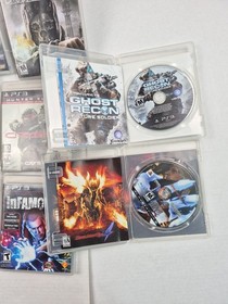 PS3 Video Game Lot Rated M One Rated Teen Borderlands 2 Mortal Kombat Capcom
