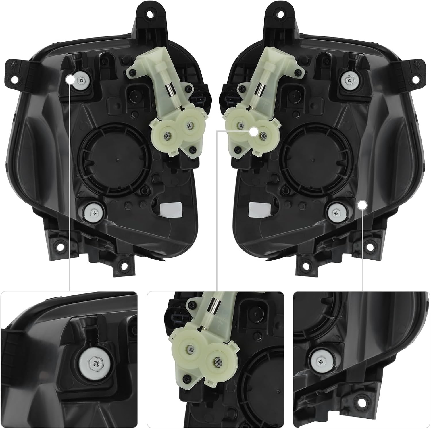 Assembly Point Righ Side Side Left & Right Side LED Headlight Assembly Fits for 2025-2026 Hyundai ...