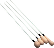 Conductor Orchestra Baton 15" Music Conductor Baton with Solid Wood Handle 4Pcs
