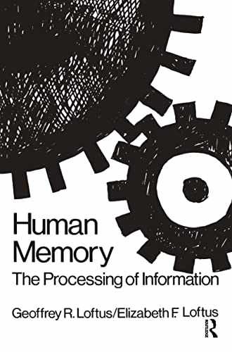 Human Memory: The Processing of - Hardcover, by Loftus Geoffrey R.; - Good