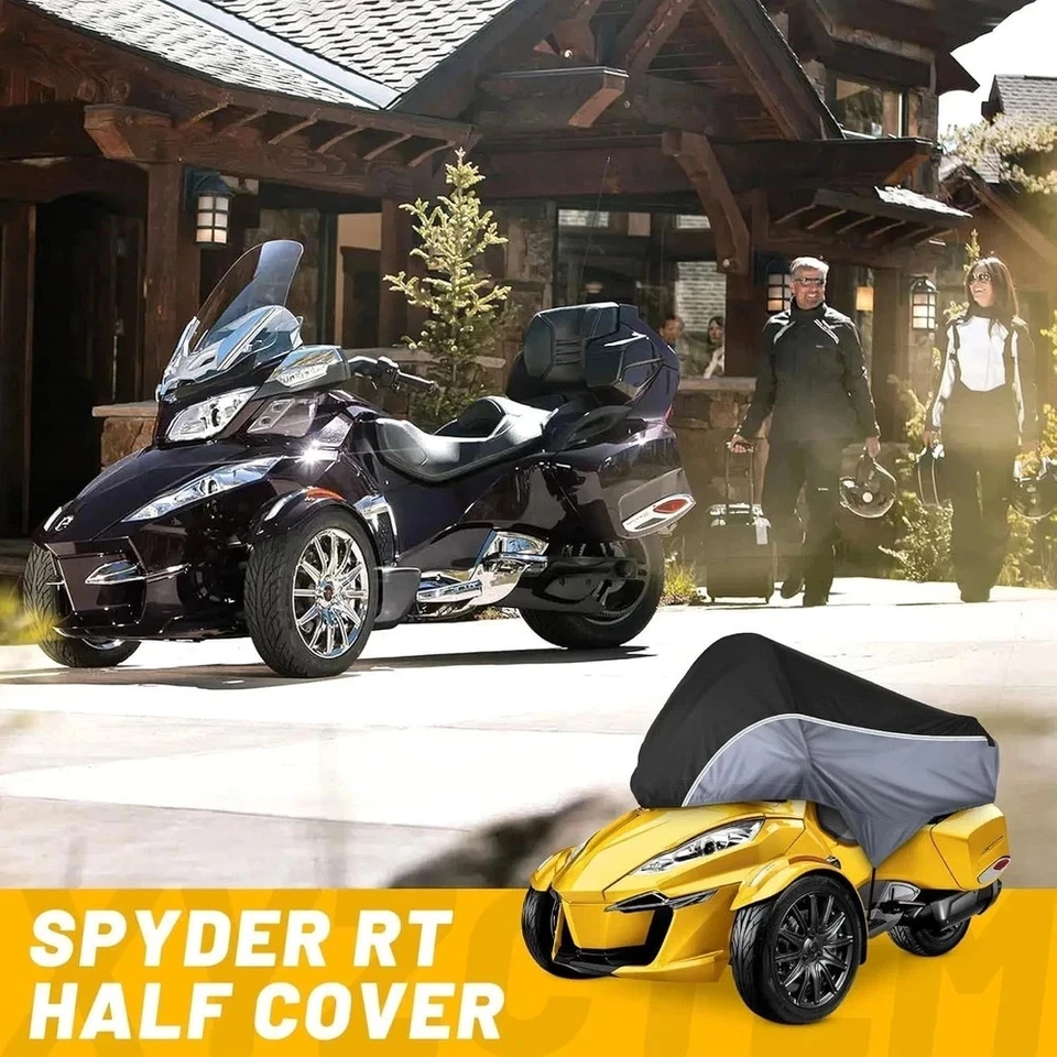 Can-Am Spyder RT Cover,Outdoor Waterproof Sun & Heat Protection Half Cover, Comp - Image 2 of 4