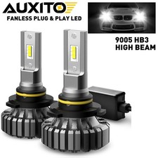 AUXITO 9005/HB3 LED Headlight Bulbs Kit High Beam 20000LM Super Bright White EAE