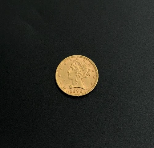 1892 US $5 Gold Liberty Head Coin